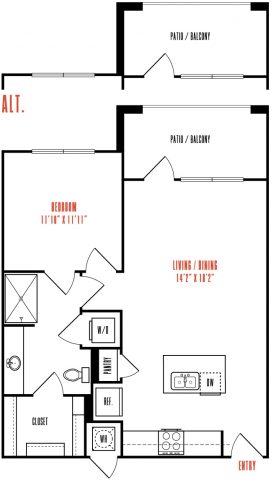 A2 floor plan