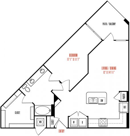 A3B Floor Plan