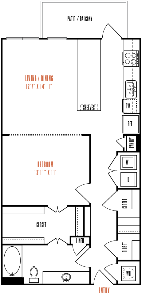 Floor plan A1K